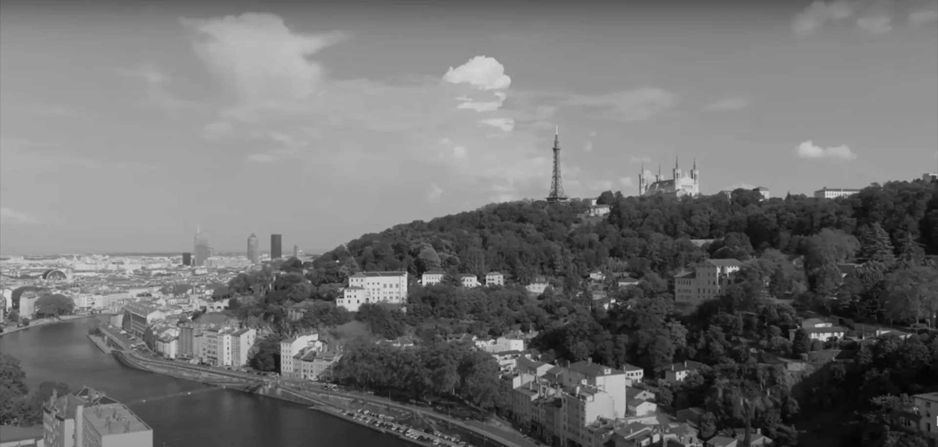 Vue de Lyon depuis les hauteurs